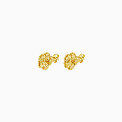Kids 18K Gold Flower Earrings – Farfalla by Jawhara