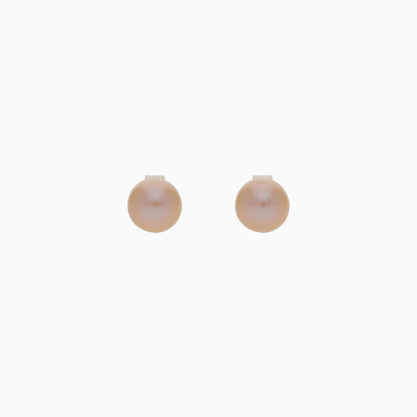 18K YELLOW GOLD EARRINGS WITH PINK PEARL