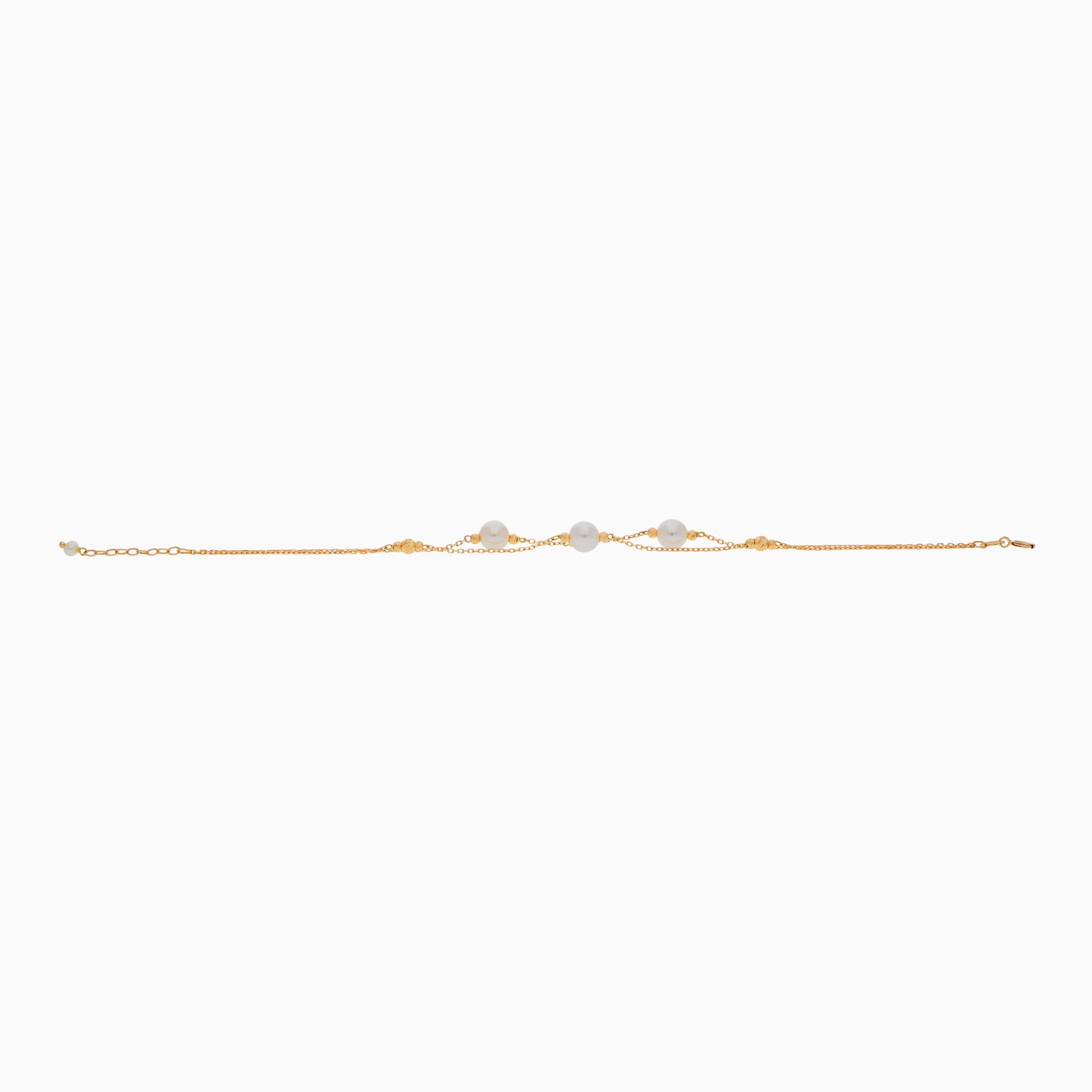 18k Yellow Gold Bracelet with Pearls | Danah Collection