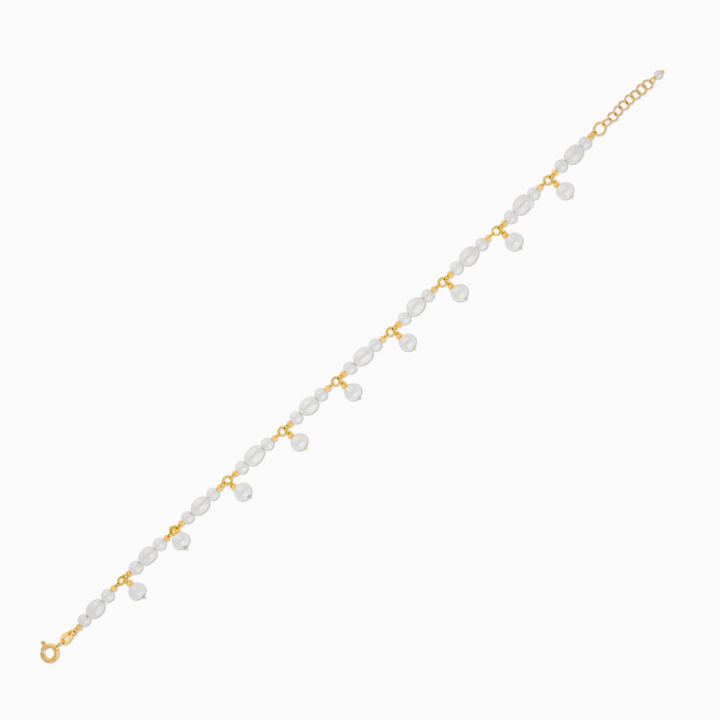 18K Yellow Gold Anklet for Timeless Elegance – Danah Collection