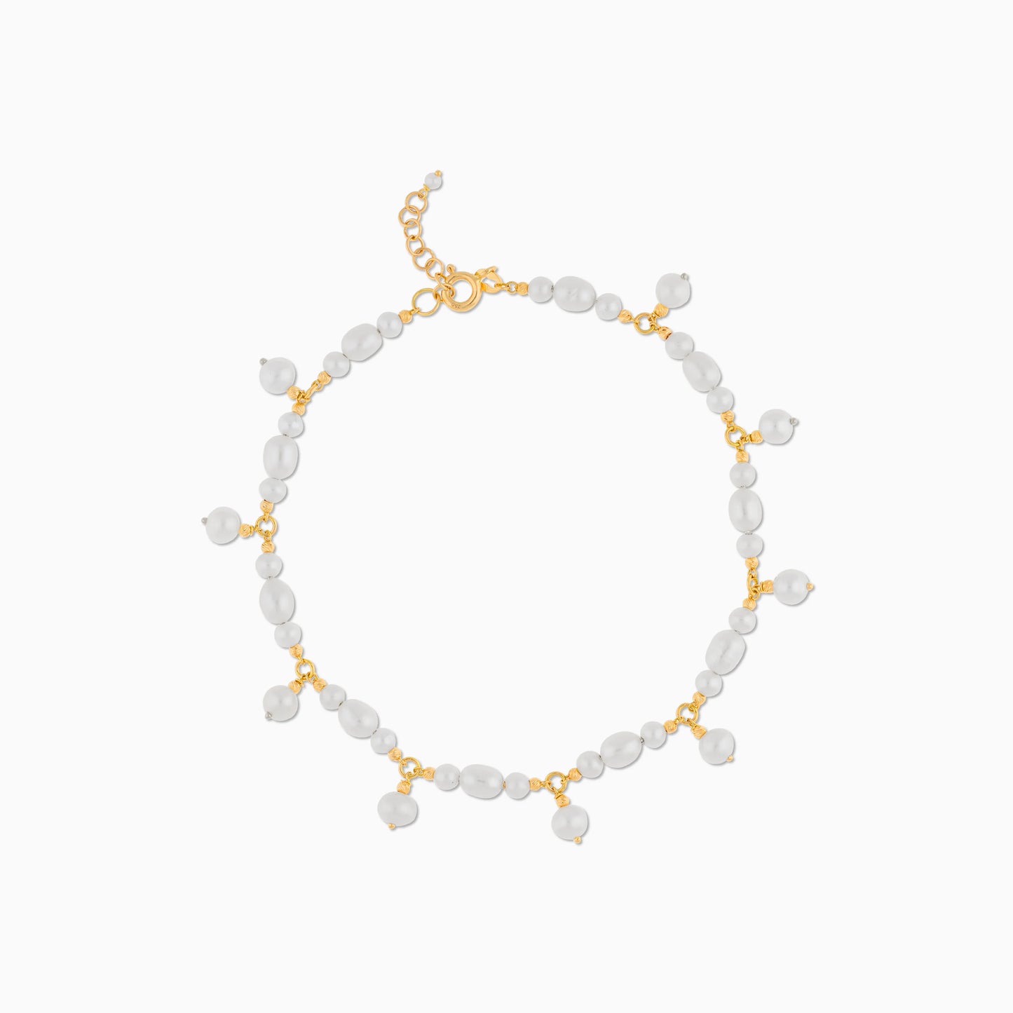 18K Yellow Gold Anklet for Timeless Elegance – Danah Collection