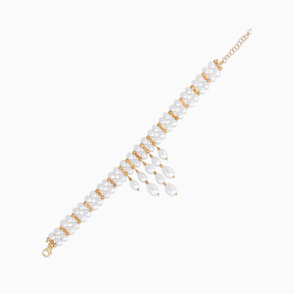 18K Yellow Gold Pearl Bracelet From Danah