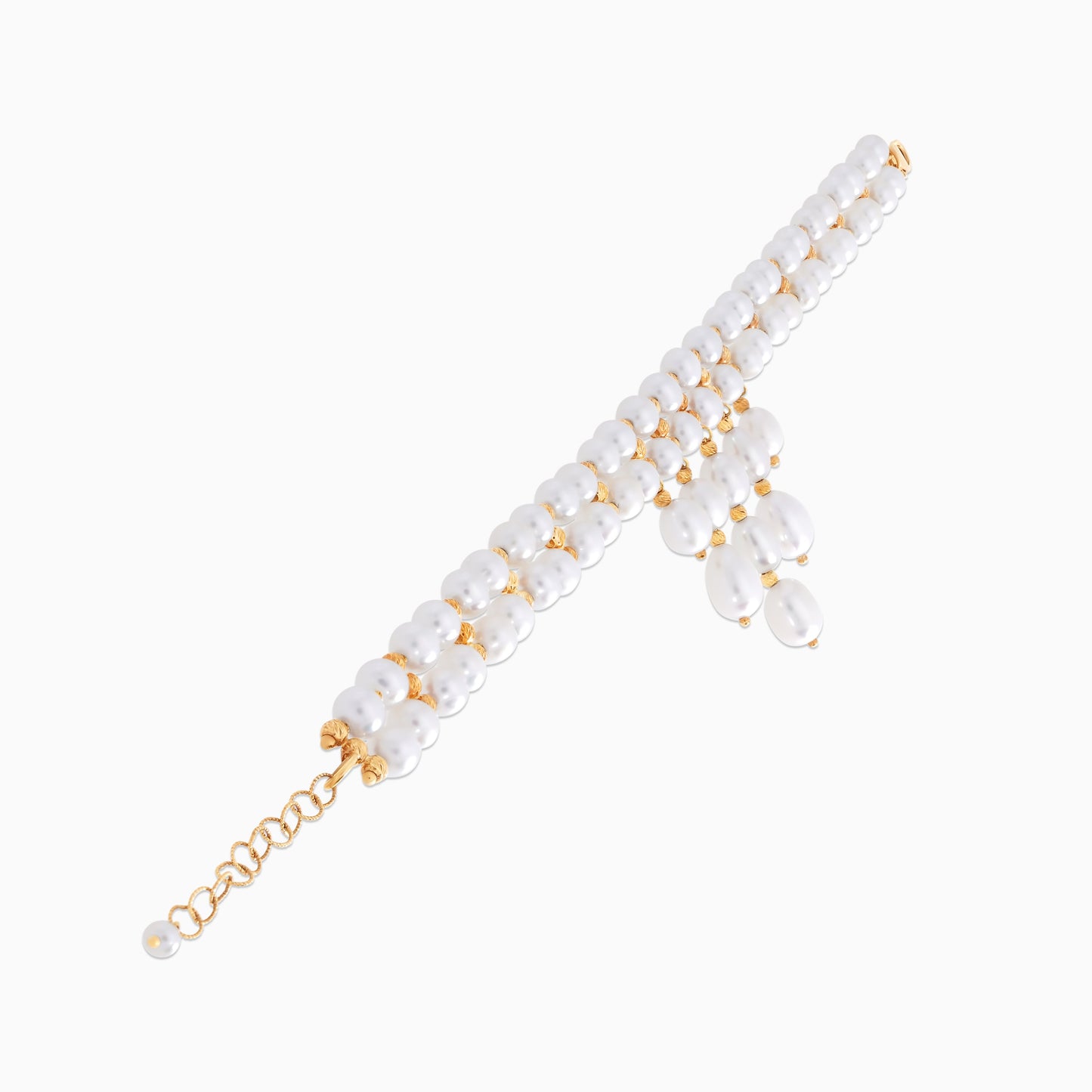 18K Yellow Gold Pearl Bracelet From Danah