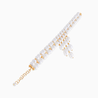 18K Yellow Gold Pearl Bracelet From Danah
