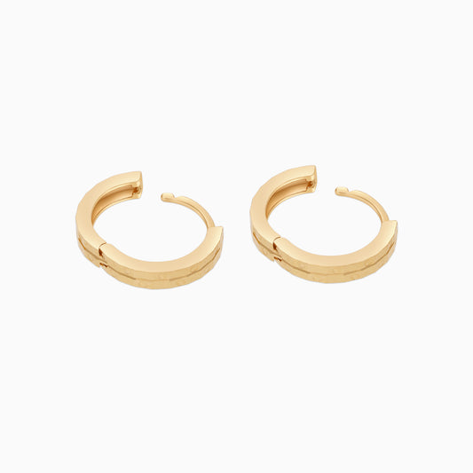 Hoop Earrings in 18k Gold