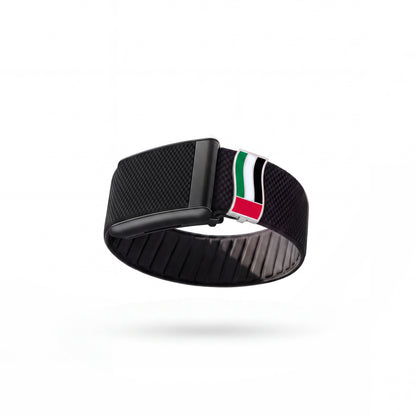 Platinum Wearable Strap Accessory UAE Flag Enamel