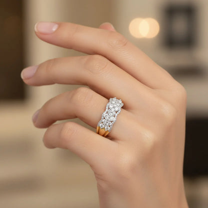 Yellow Gold Diamond Ring – 18k Scala Luxury Rings