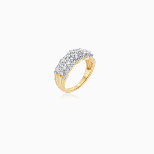 Yellow Gold Diamond Ring – 18k Scala Luxury Rings