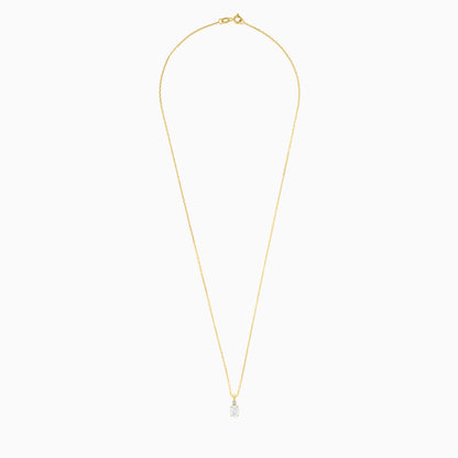 18k Yellow gold Chalcedony pendant & Natural Diamonds
