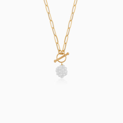 Danah 18K Gold Necklace with Pearls