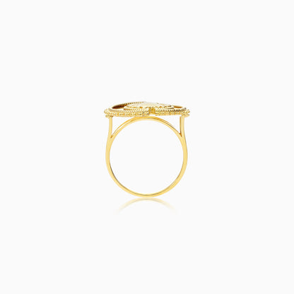 18K Yellow Gold Ring from the Shnaf Collection