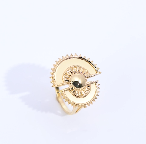 18K Yellow Gold Ring from the Shnaf Collection