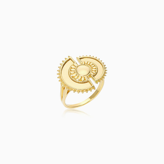 18K Yellow Gold Ring from the Shnaf Collection
