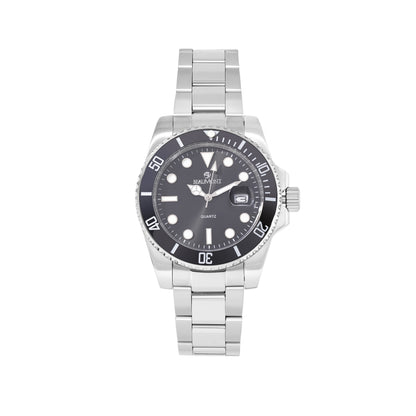 Black & Stainless Steel Quartz Beaumont Gents Watch