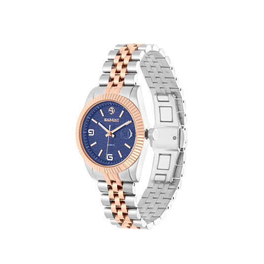 Blue Dial Quartz Beaumont Ladies Watch