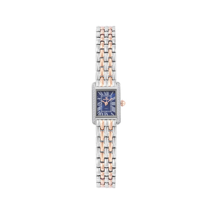 Blue Rectangle Quartz Beaumont Ladies Watch