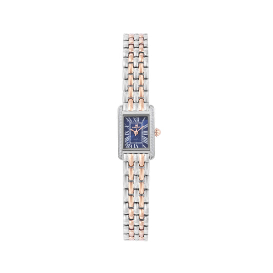 Blue Rectangle Quartz Beaumont Ladies Watch