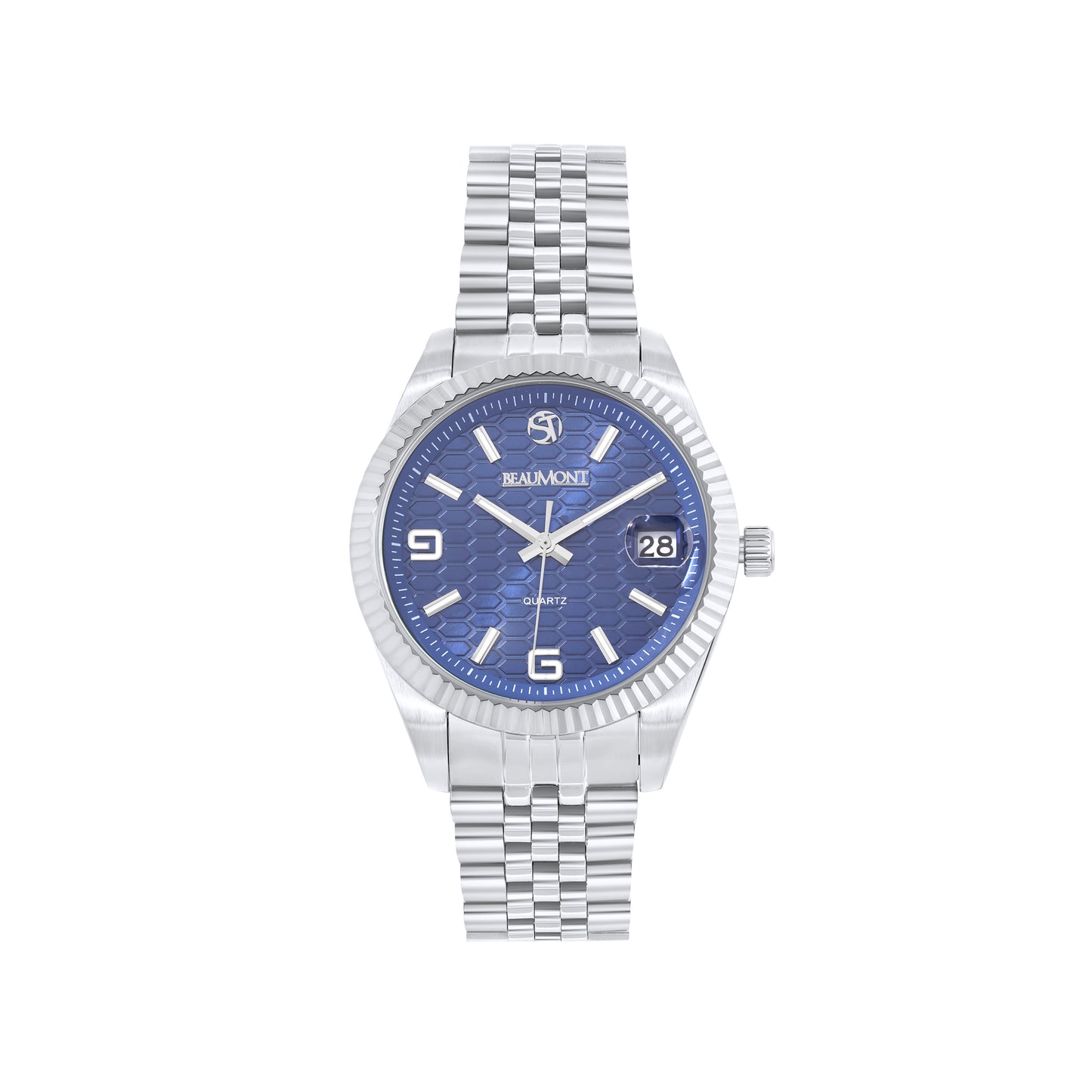 Blue Stainless Steel Quartz Beaumont Gents Watch