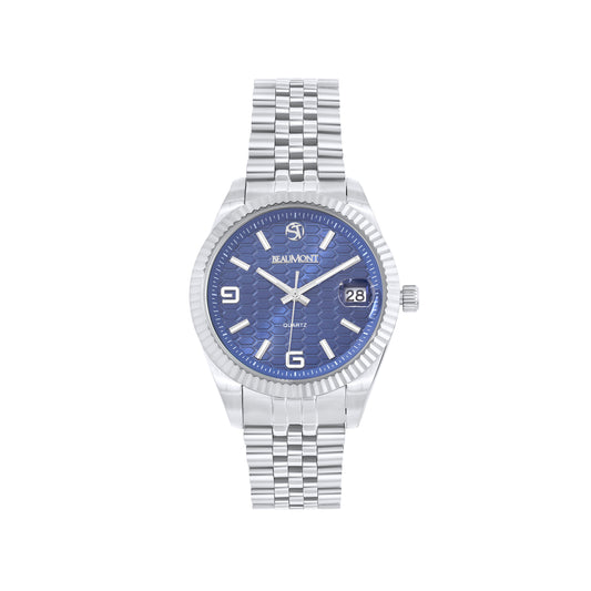 Blue Stainless Steel Quartz Beaumont Gents Watch