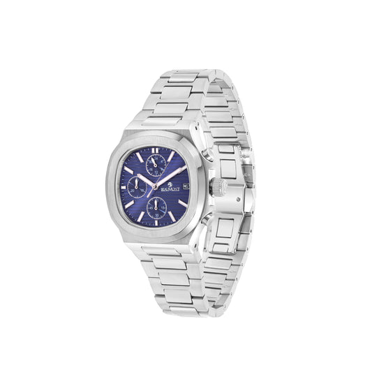 Blue & Stainless Steel Quartz-Chronograph movement Beaumont Gents Watch