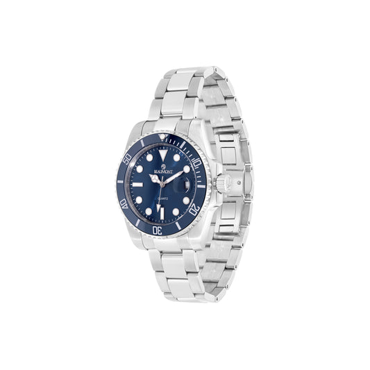 Blue & Stainless Steel Quartz Beaumont Gents Watch