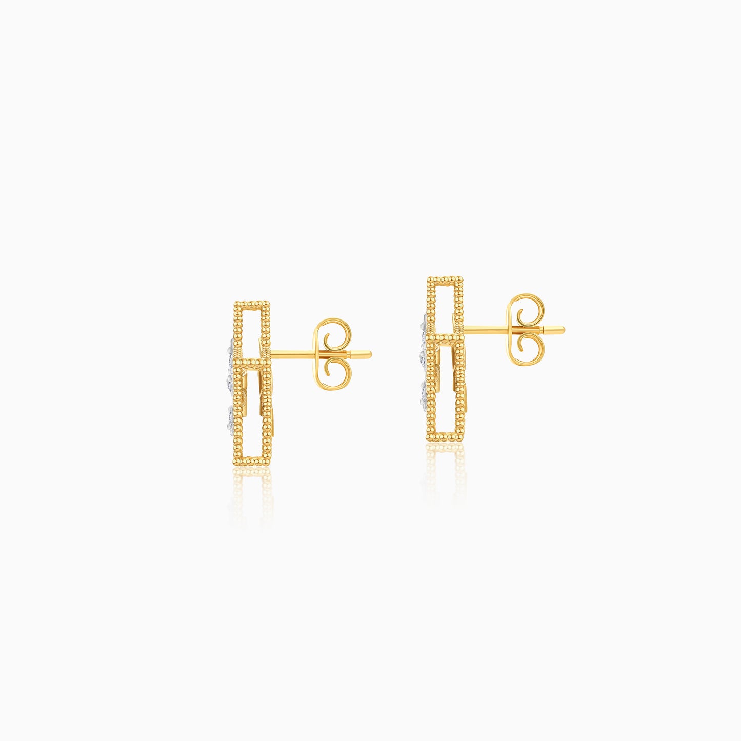 Fortuna Diamond Flower Earring