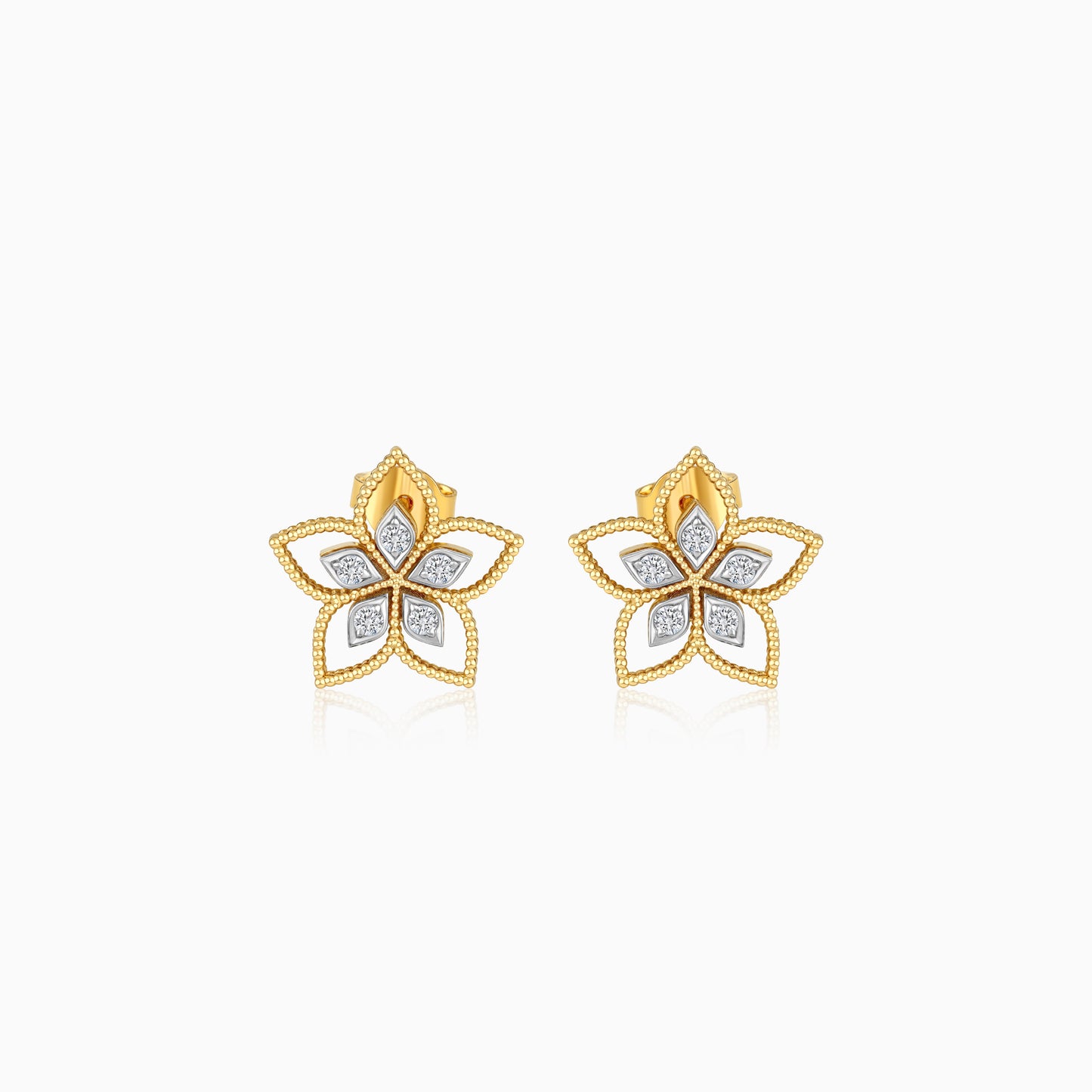 Fortuna Diamond Flower Earring
