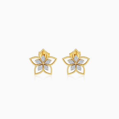 Fortuna Diamond Flower Earring