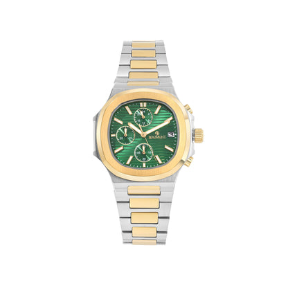 Gold & Green Quartz-Chronograph movement Beaumont Gents Watch