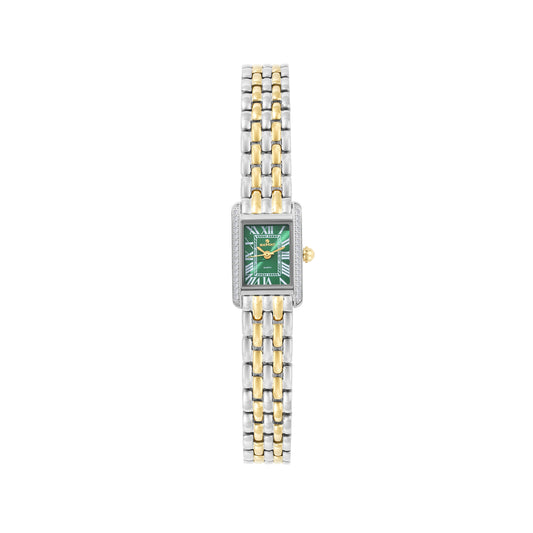 Green Rectangle Quartz Beaumont Ladies Watch