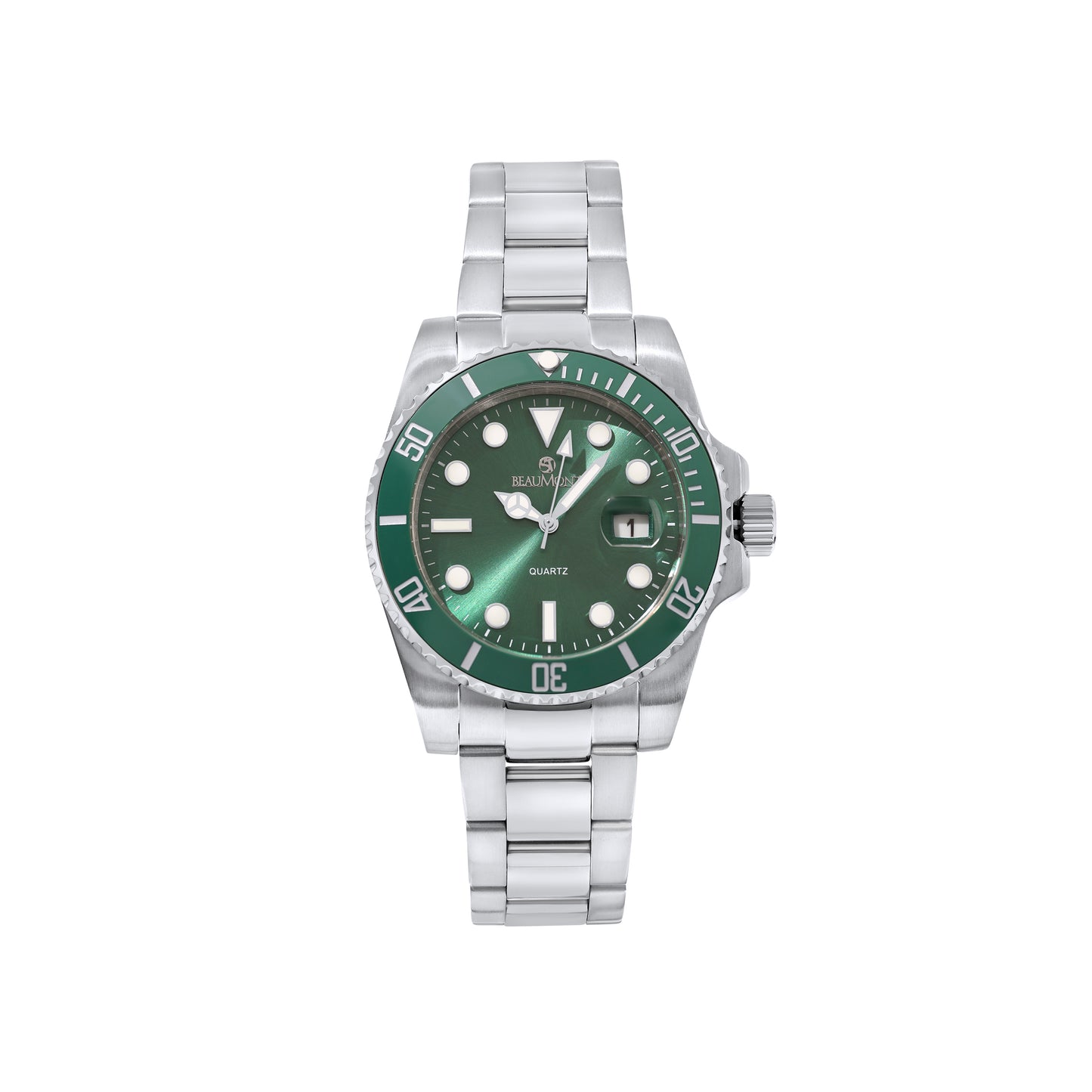 Green & Stainless Steel Quartz Beaumont Gents Watch
