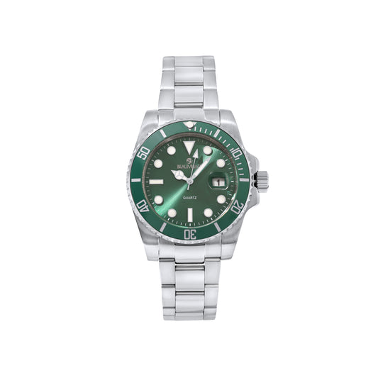 Green & Stainless Steel Quartz Beaumont Gents Watch