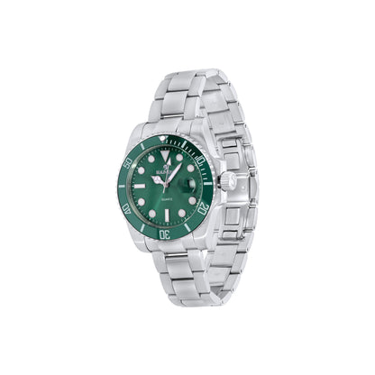 Green & Stainless Steel Quartz Beaumont Gents Watch