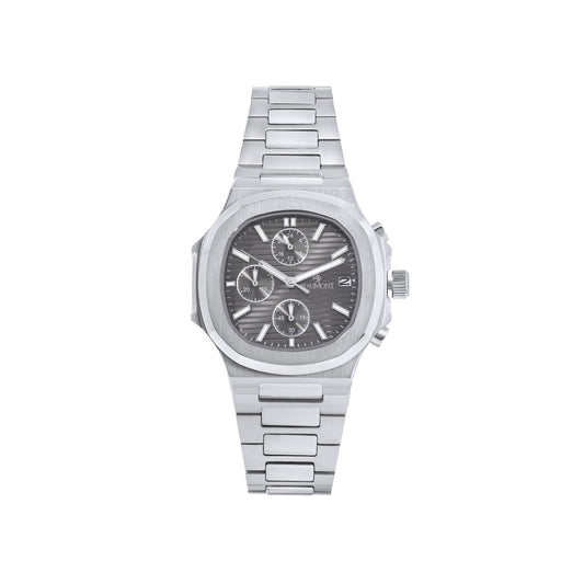Grey & Stainless Steel Quartz-Chronograph movement Beaumont Gents Watch
