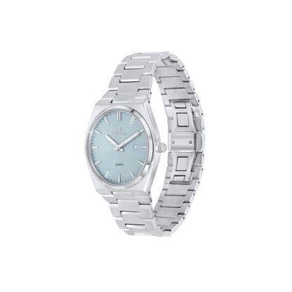 Light Blue Stainless Steel Quartz Beaumont Gents Watch