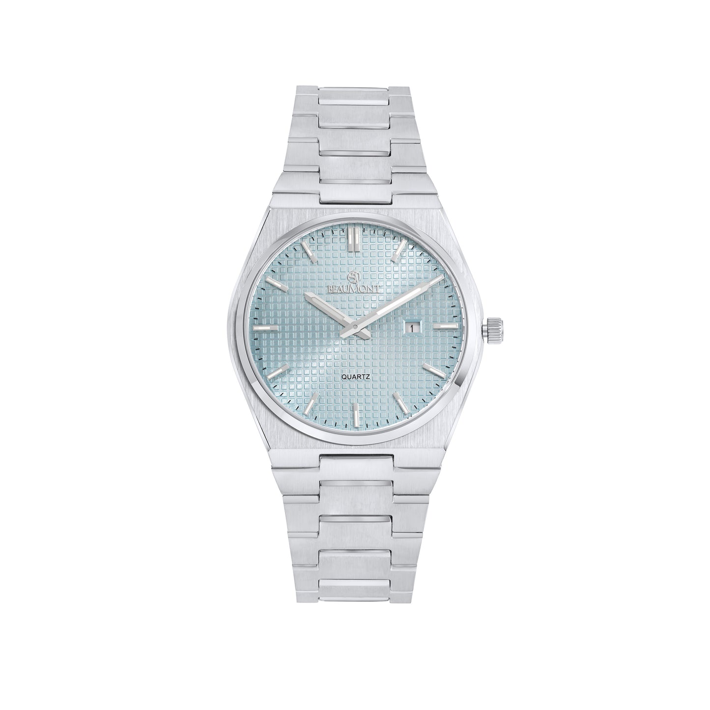 Light Blue Stainless Steel Quartz Beaumont Gents Watch