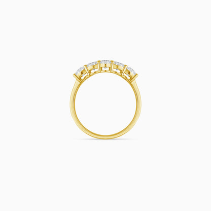 18k yellow gold solitaire eternity diamond ring – solitaire collection