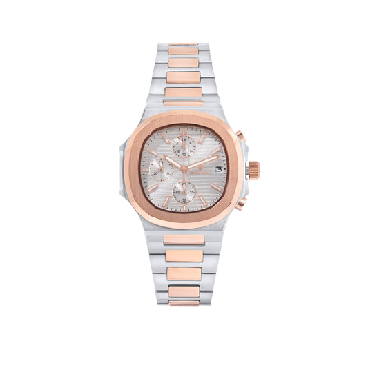 Rose & White Quartz-Chronograph movement Beaumont Gents Watch