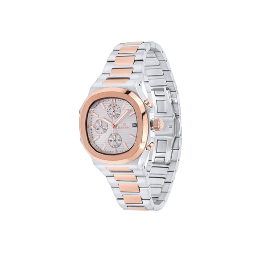 Rose & White Quartz-Chronograph movement Beaumont Gents Watch