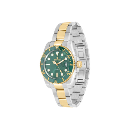 Stainless Steel & Green Quartz Beaumont Gents Watch