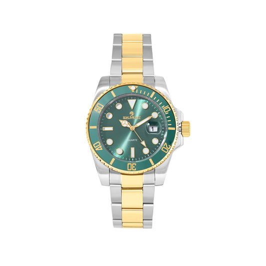 Stainless Steel & Green Quartz Beaumont Gents Watch