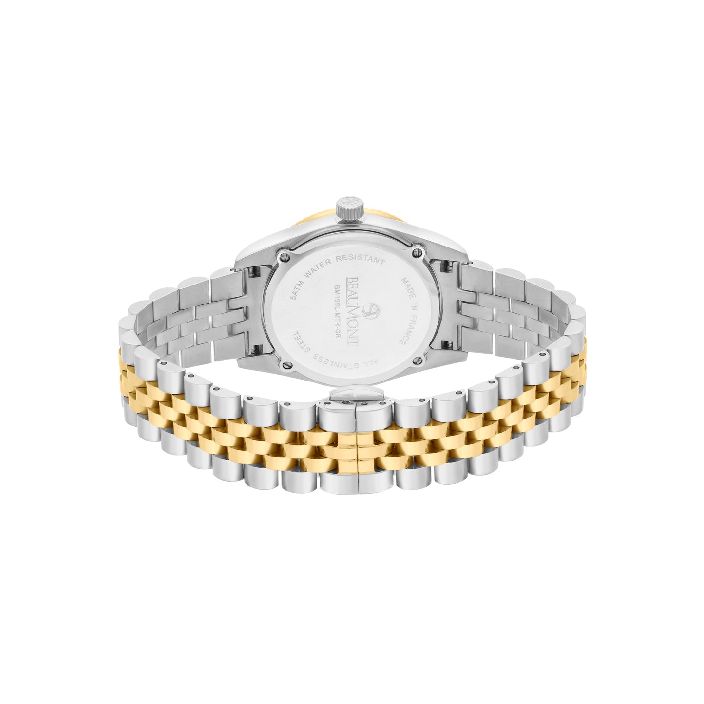 Two Tone - Gold & Green Quartz Beaumont Gents Watch