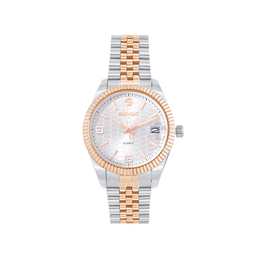 Two Tone - Rose Gold Quartz Beaumont Gents Watch