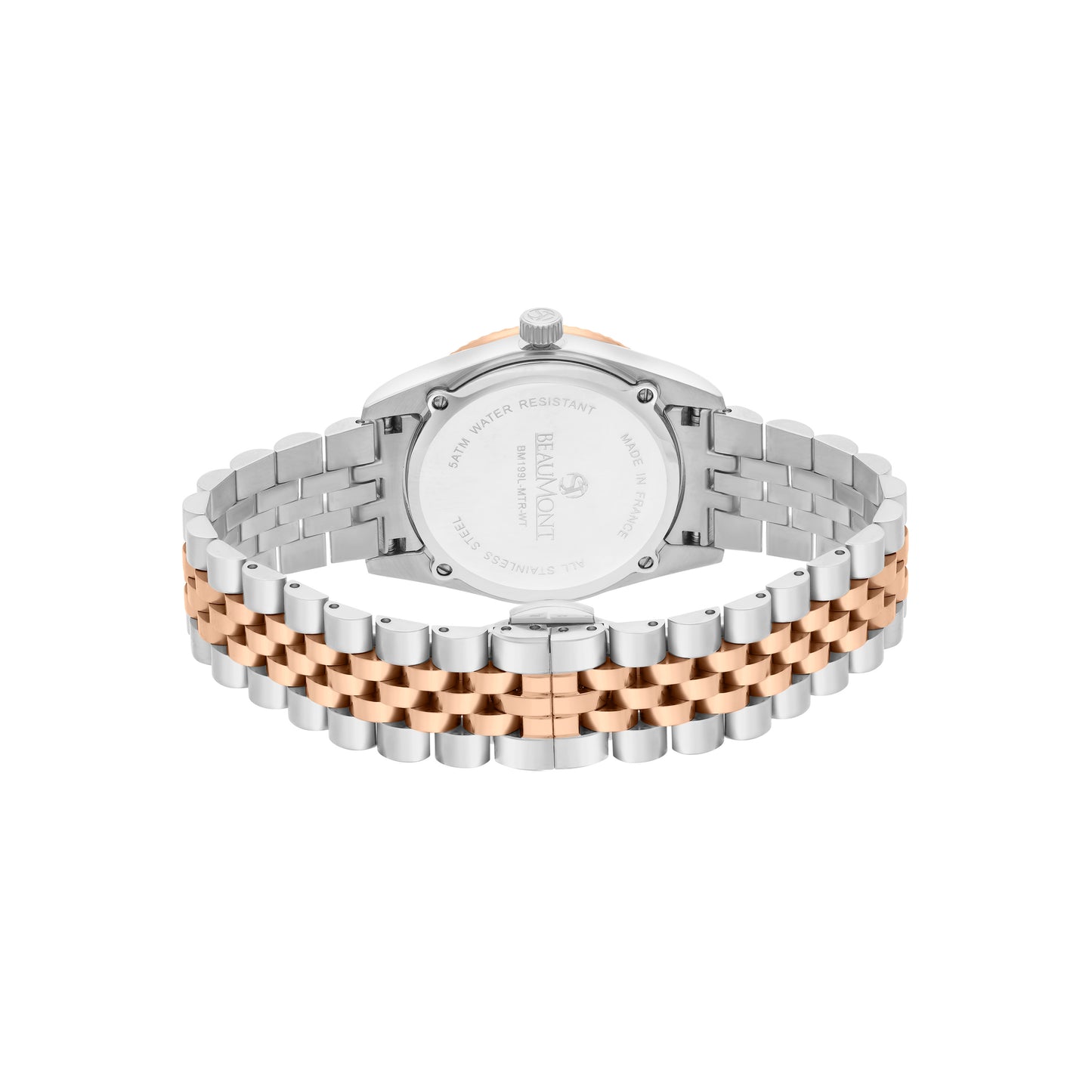 Two Tone - Rose Gold Quartz Beaumont Ladies Watch