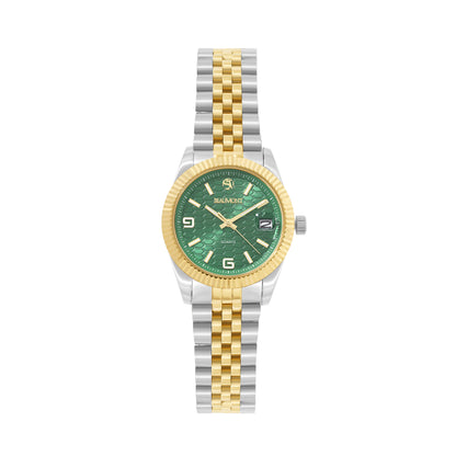 Two Tone - Gold & Green Quartz Beaumont Gents Watch