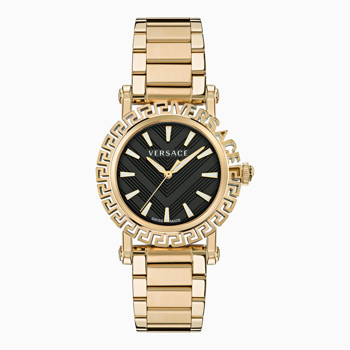 WATCH GRECA GLAM GENT 40MM - VE6D IP2N CASE - BLACK DIAL