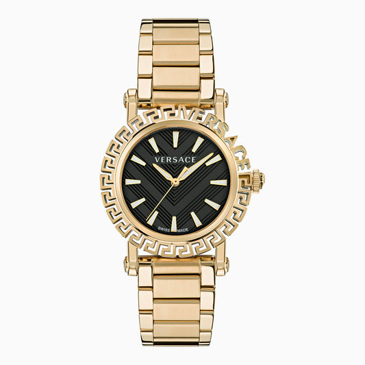 WATCH GRECA GLAM GENT 40MM - VE6D IP2N CASE - BLACK DIAL