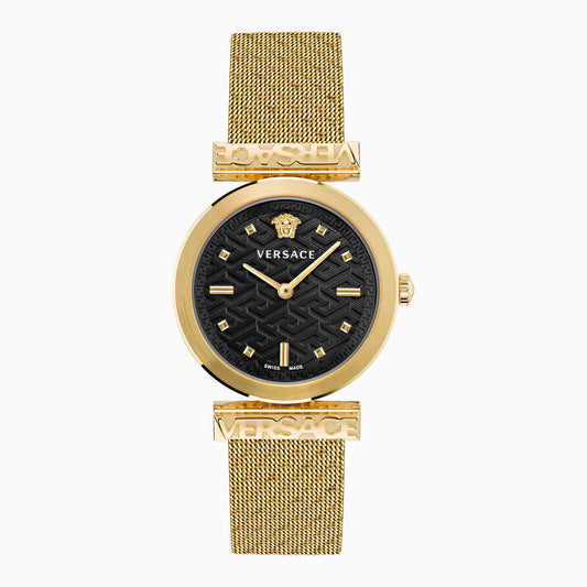 WATCH VERSACE REGALIA - VE6J IP2N CASE - BLACK DIAL - IP2N