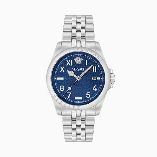 VERSACE WATCHES VERSACE ANTEO 41MM - VE9H SS CASE - BLUE DIAL - SS B