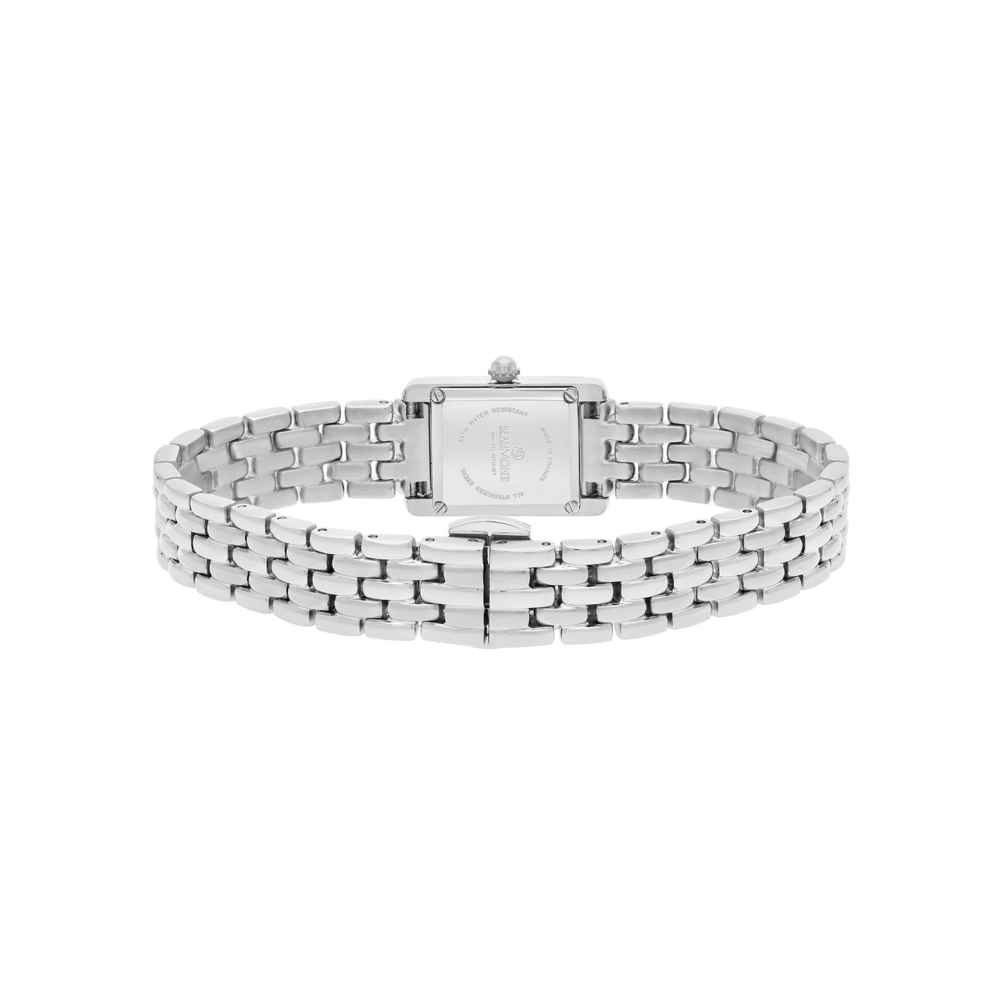 White Rectangle Quartz Beaumont Ladies Watch